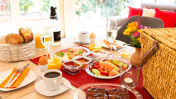 Frühstück im Chalet genießen